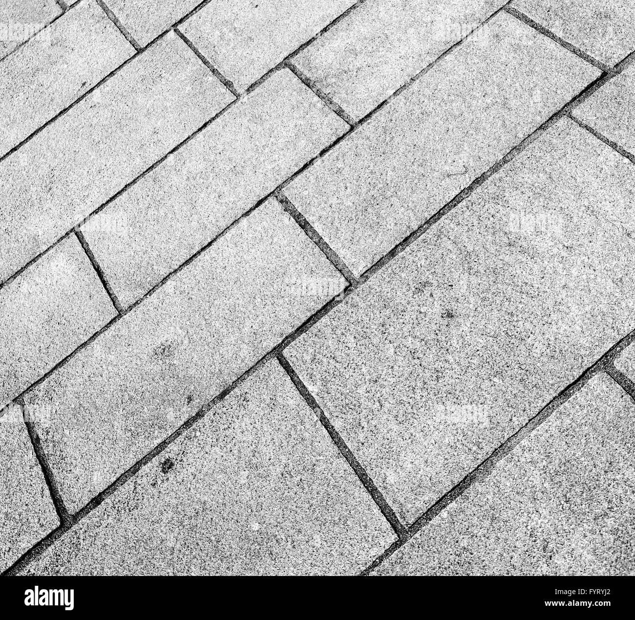 Fase rotto brick in Italia vecchio muro e materiale di texture di sfondo Foto Stock
