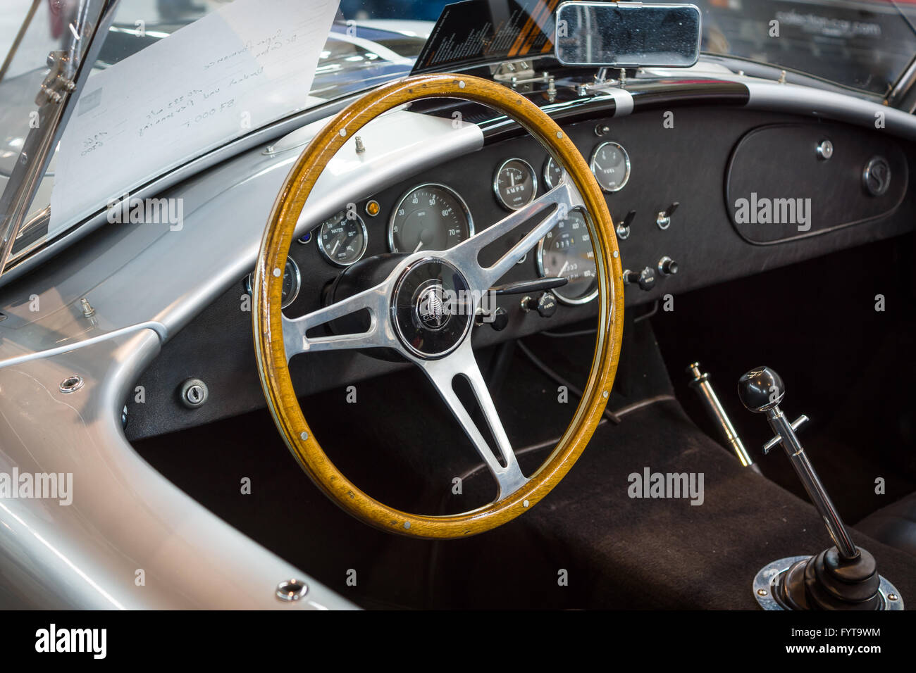 Cabina della roadster Shelby AC Cobra, 1966. Foto Stock
