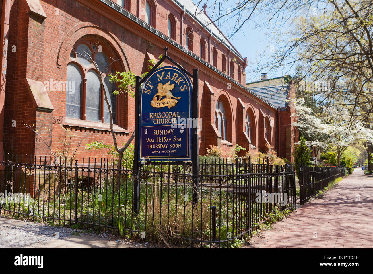 San Marco chiesa episcopale - Washington DC, Stati Uniti d'America Foto Stock