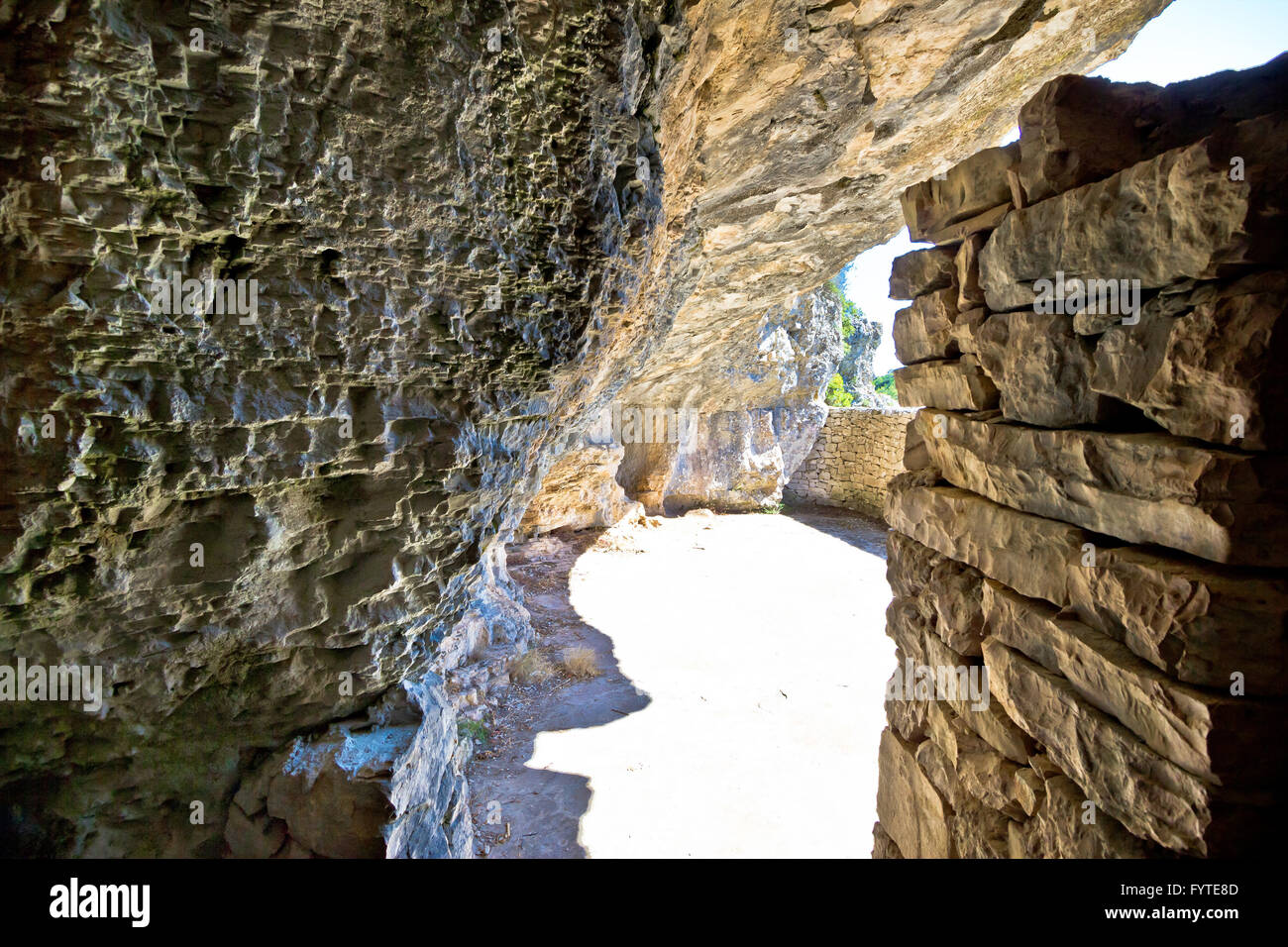Segreto di Tito la II Guerra Mondiale nascondiglio grotta Foto Stock