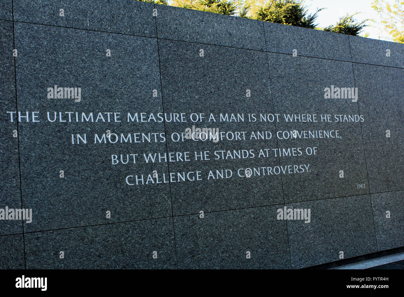 Martin Luther King Jr Monumento di Washington dc brian mcguire Foto Stock