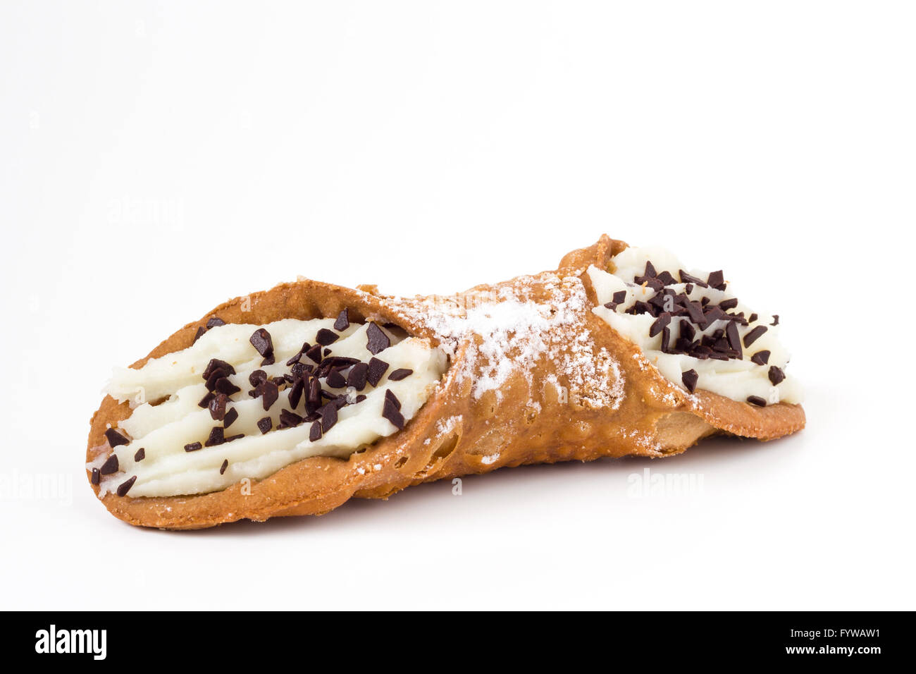 Cannolo Siciliano Foto Stock