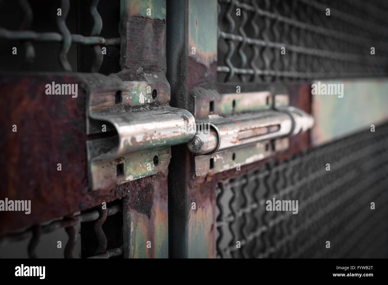 Lutch arrugginito Foto Stock