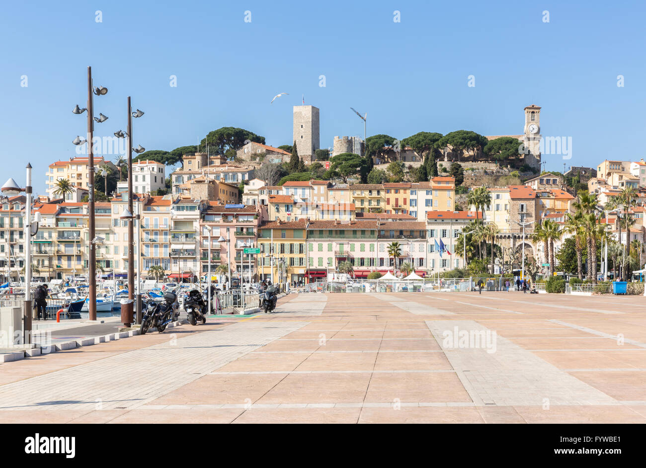 Cannes le Suquet Old Quarter Francia Foto Stock