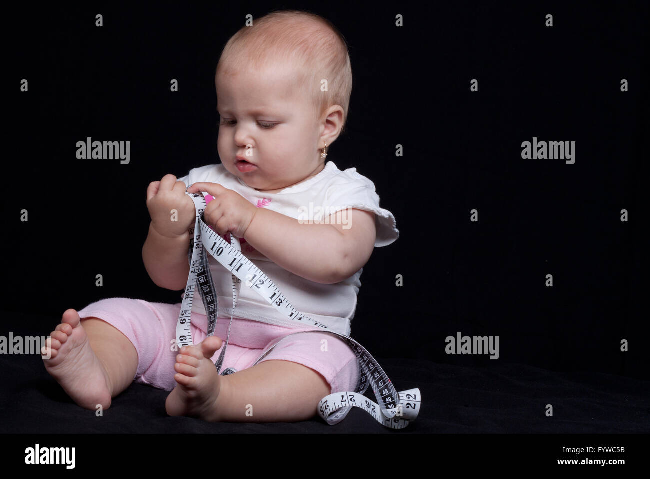 bambino di misura Foto Stock