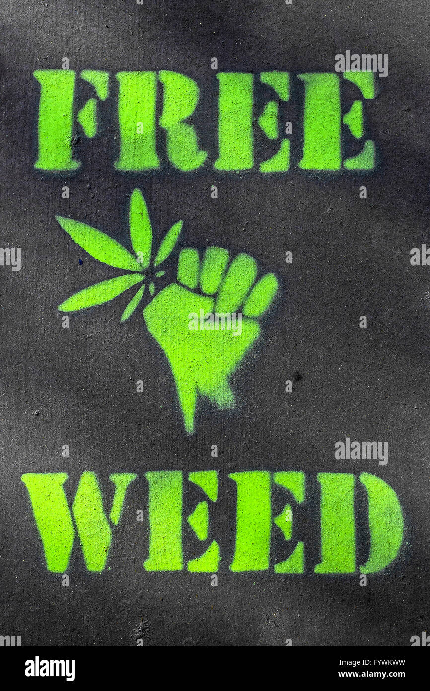 Free Weed Foto Stock