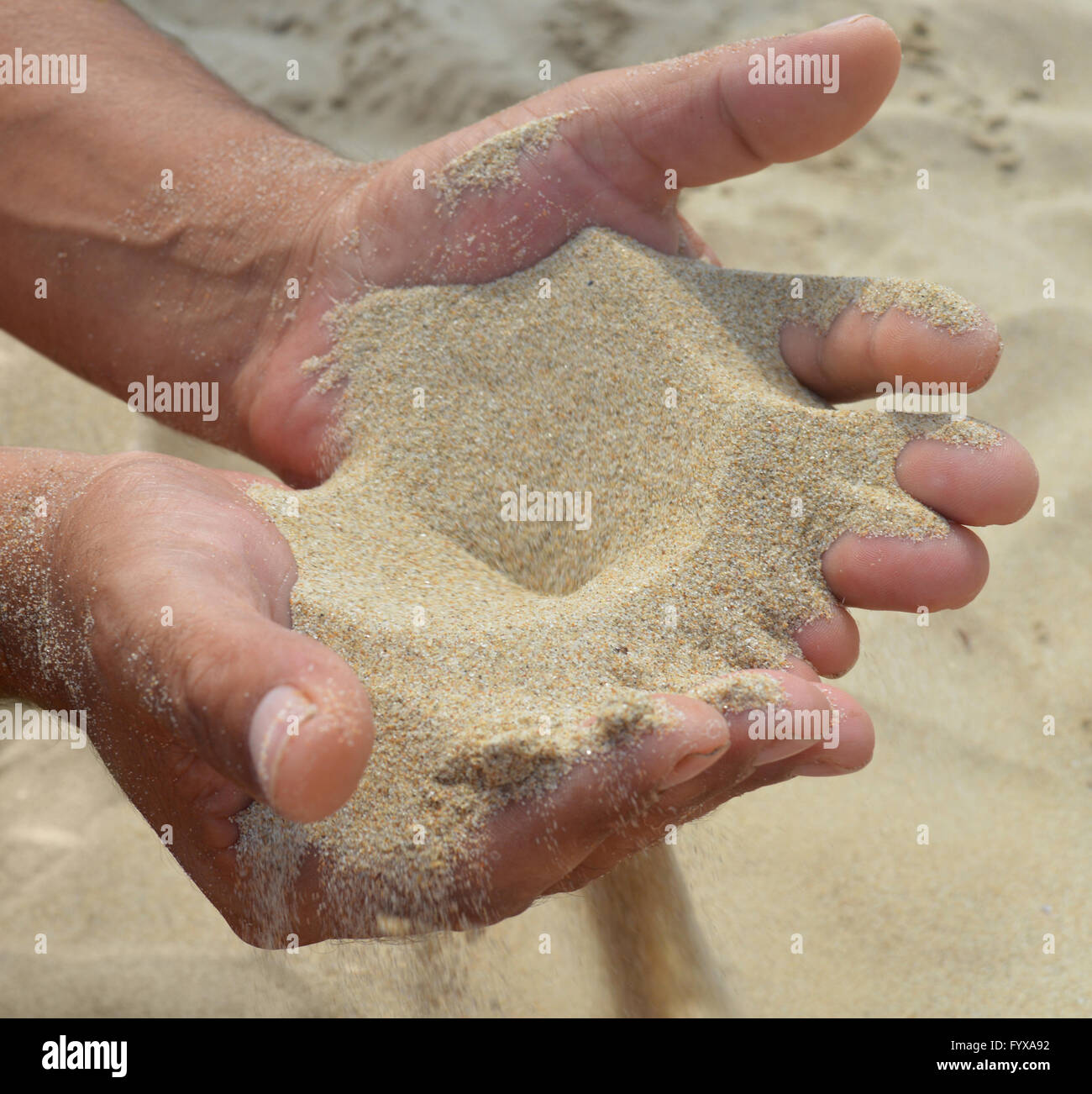 Che scorre sabbia Foto Stock