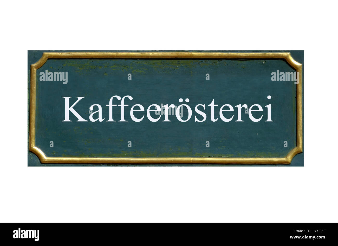 Scudo di torrefazione del caffè Foto Stock