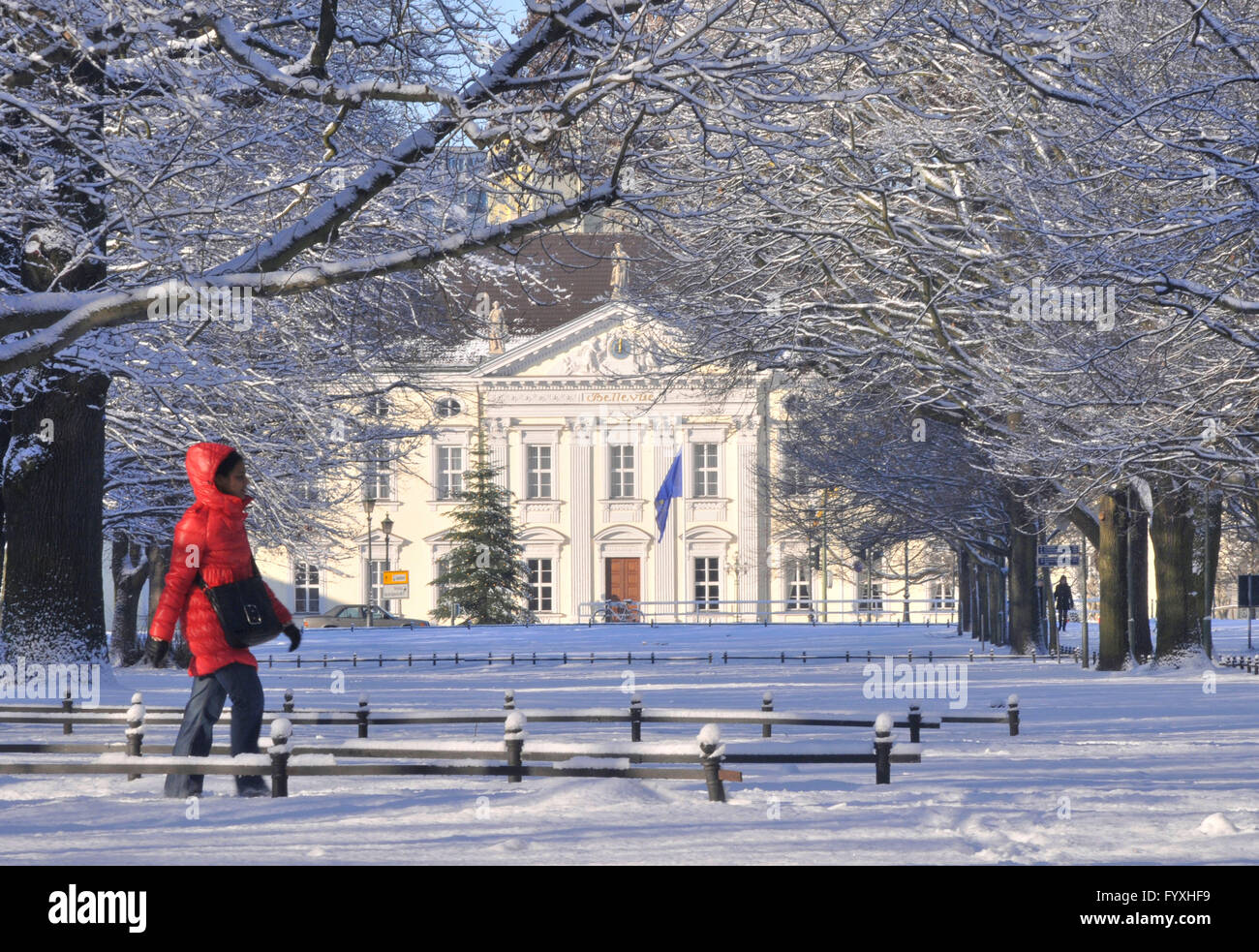 Bellevue Palace, Grosser Tiergarten, il Tiergarten di Berlino, Germania Foto Stock