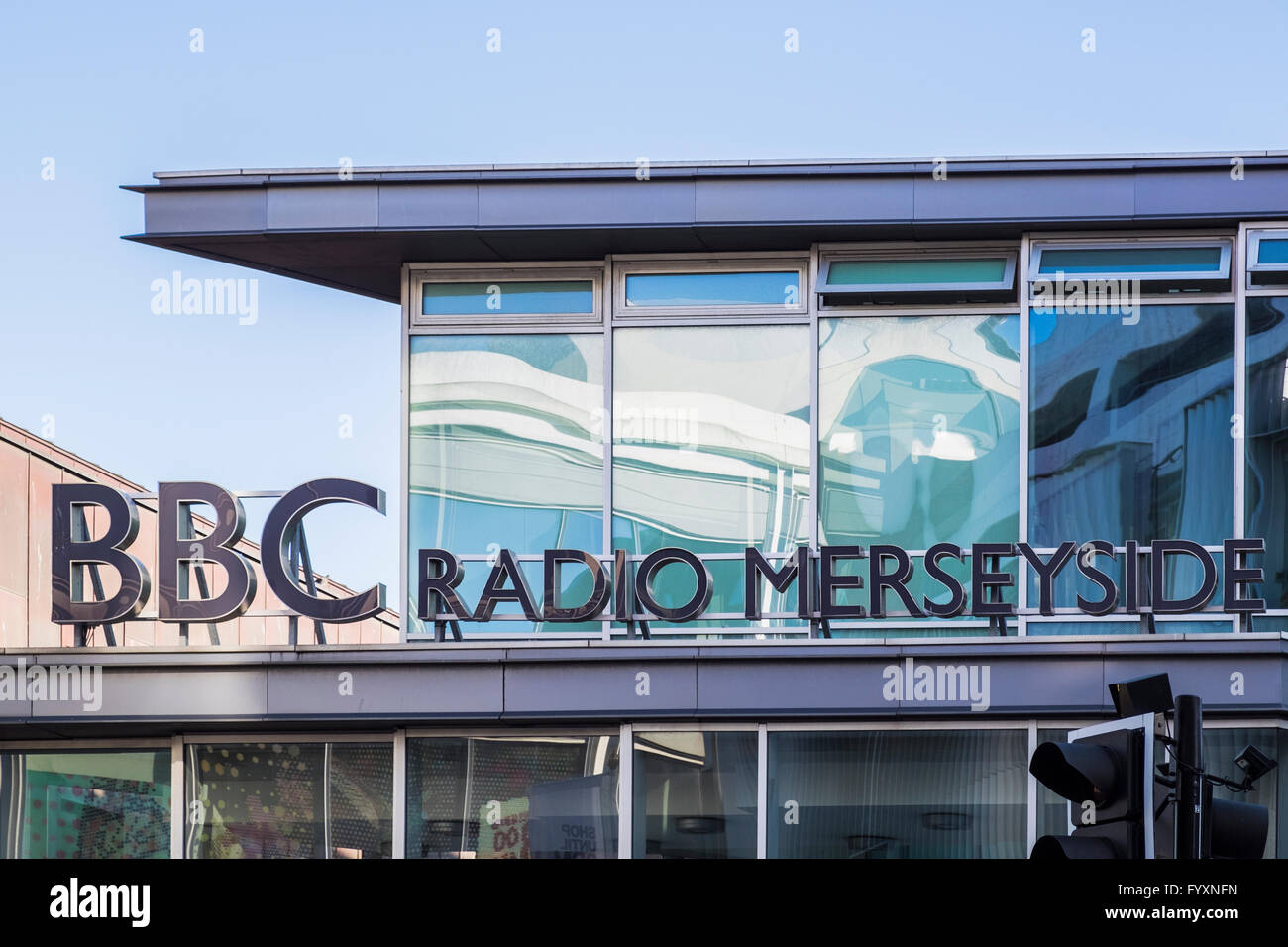 BBC Radio Merseyside, Liverpool, Merseyside England, Regno Unito Foto Stock
