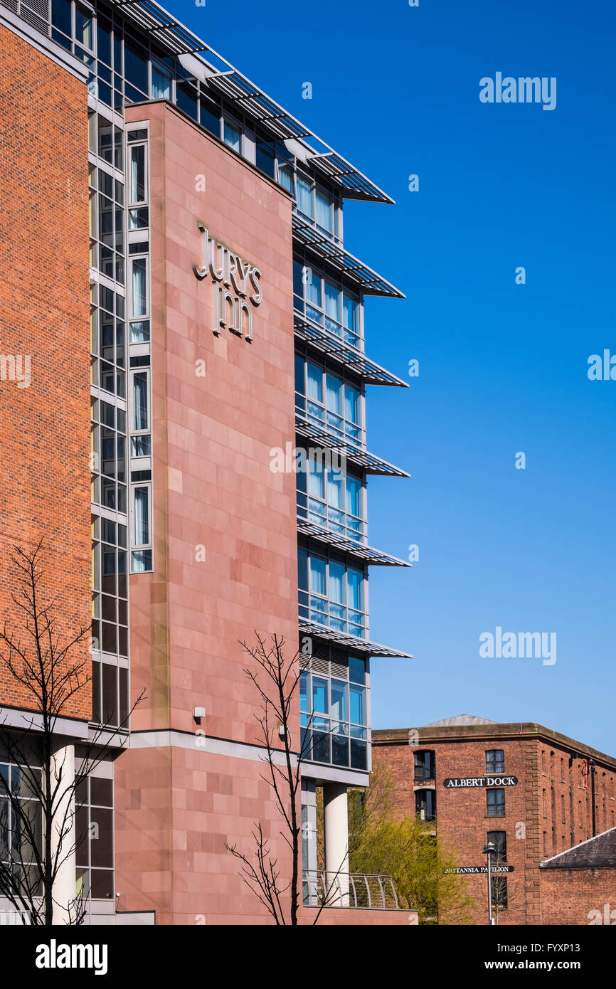 Il Jurys Inn Hotel, Liverpool, Merseyside England, Regno Unito Foto Stock