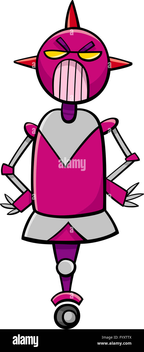 Robot personaggio di fantasia cartoon Foto Stock