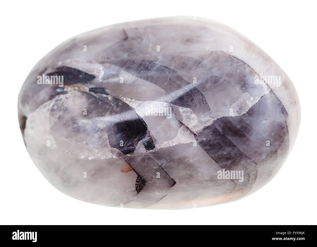 Le riprese in modalità macro di minerali naturali di pietra - Tamerlane  pietra (quarzo ametista) gemma dal Tagikistan isolato su bianco backgroun  Foto stock - Alamy