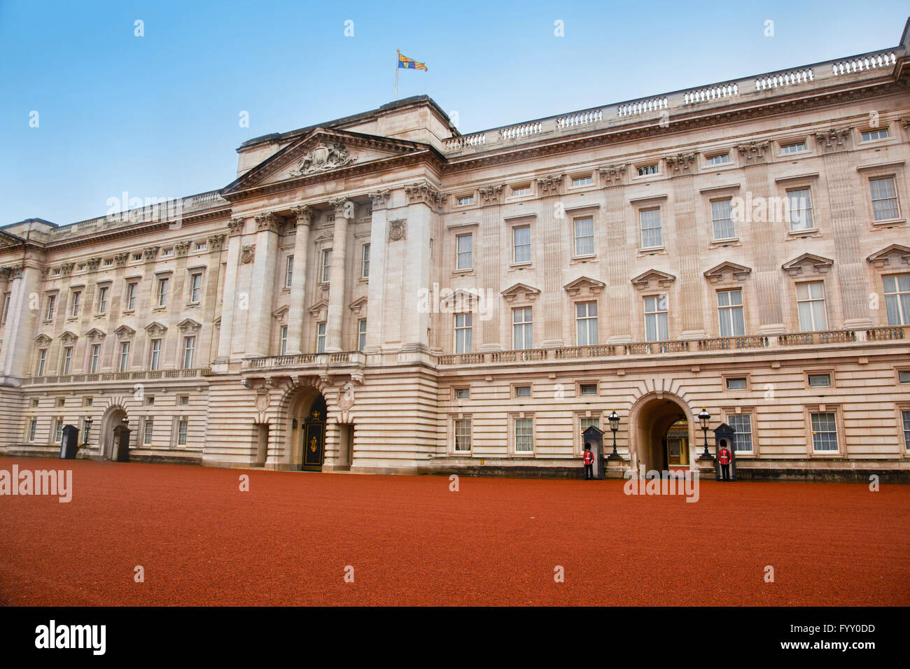 Buckingham Palace a Londra, Regno Unito Foto Stock