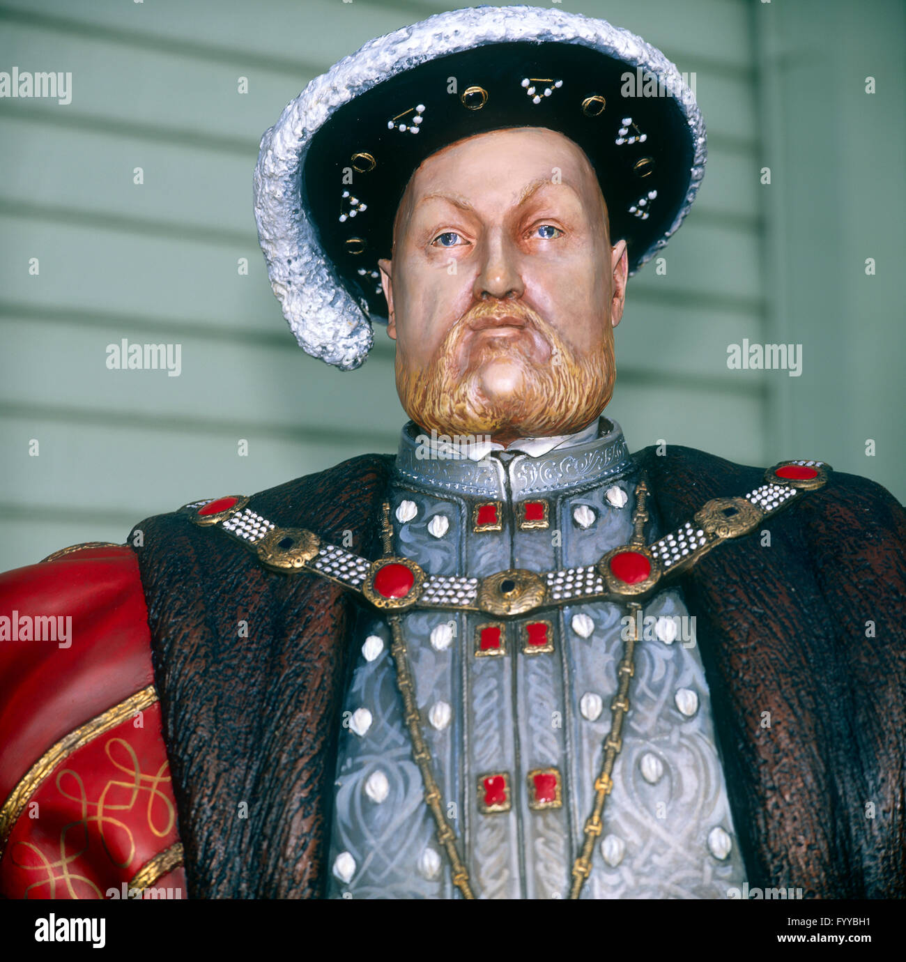 Enrico VIII statua, all'esterno. Foto Stock