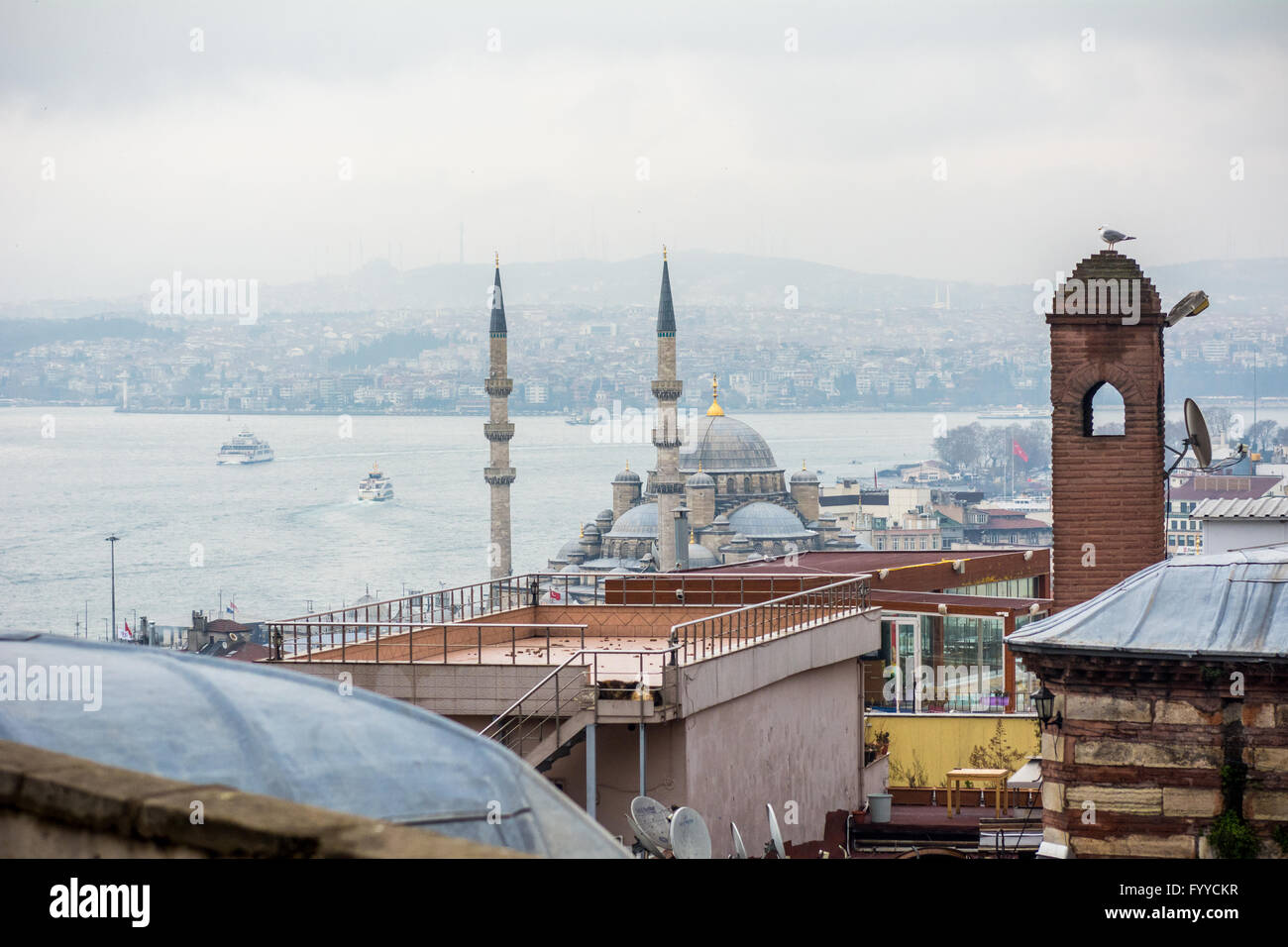 Nuova moschea di Istanbul Foto Stock