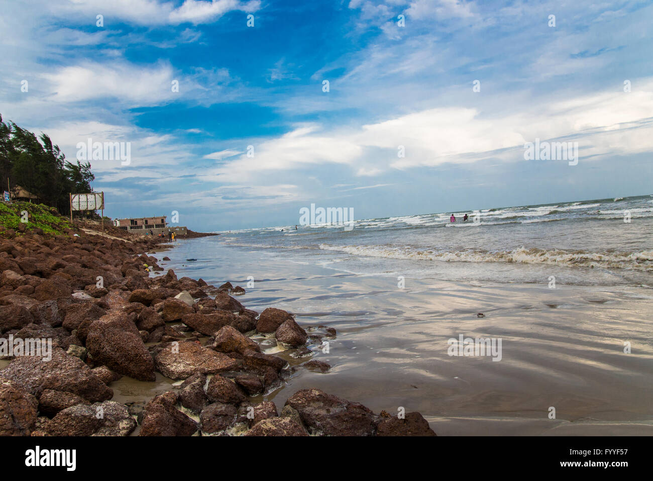 Paesaggio - Lato Mare - Spiaggia del mare Foto Stock