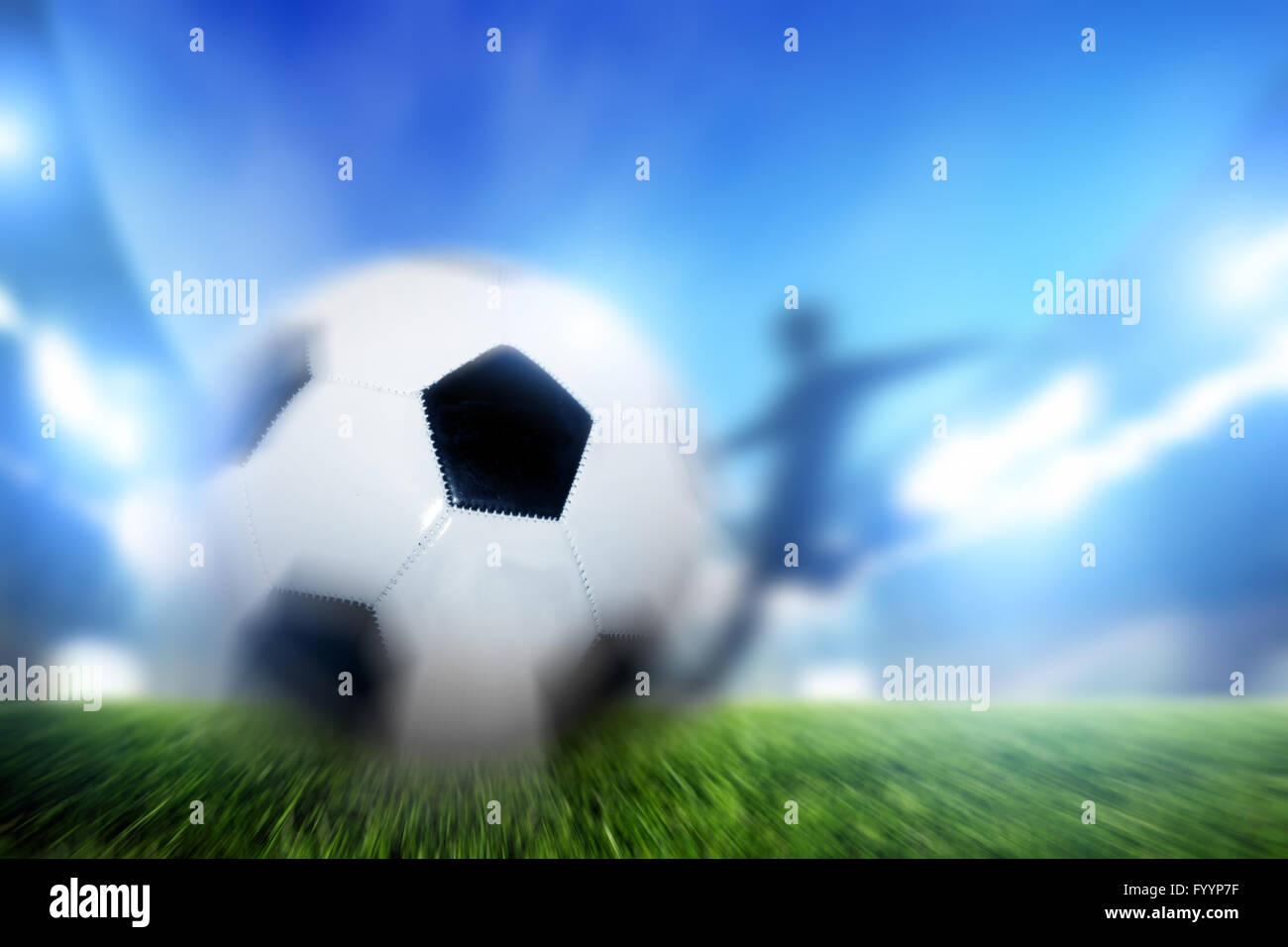 Gioco del calcio Foto Stock