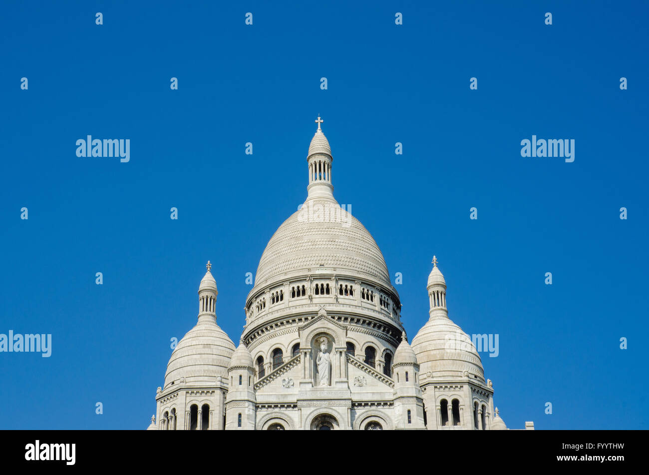 Basilique du Sacre Coeur a Parigi Foto Stock