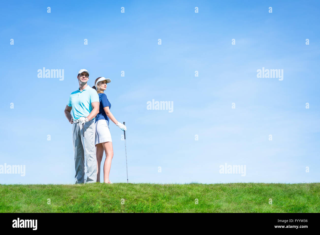 Coppia di sport Foto Stock