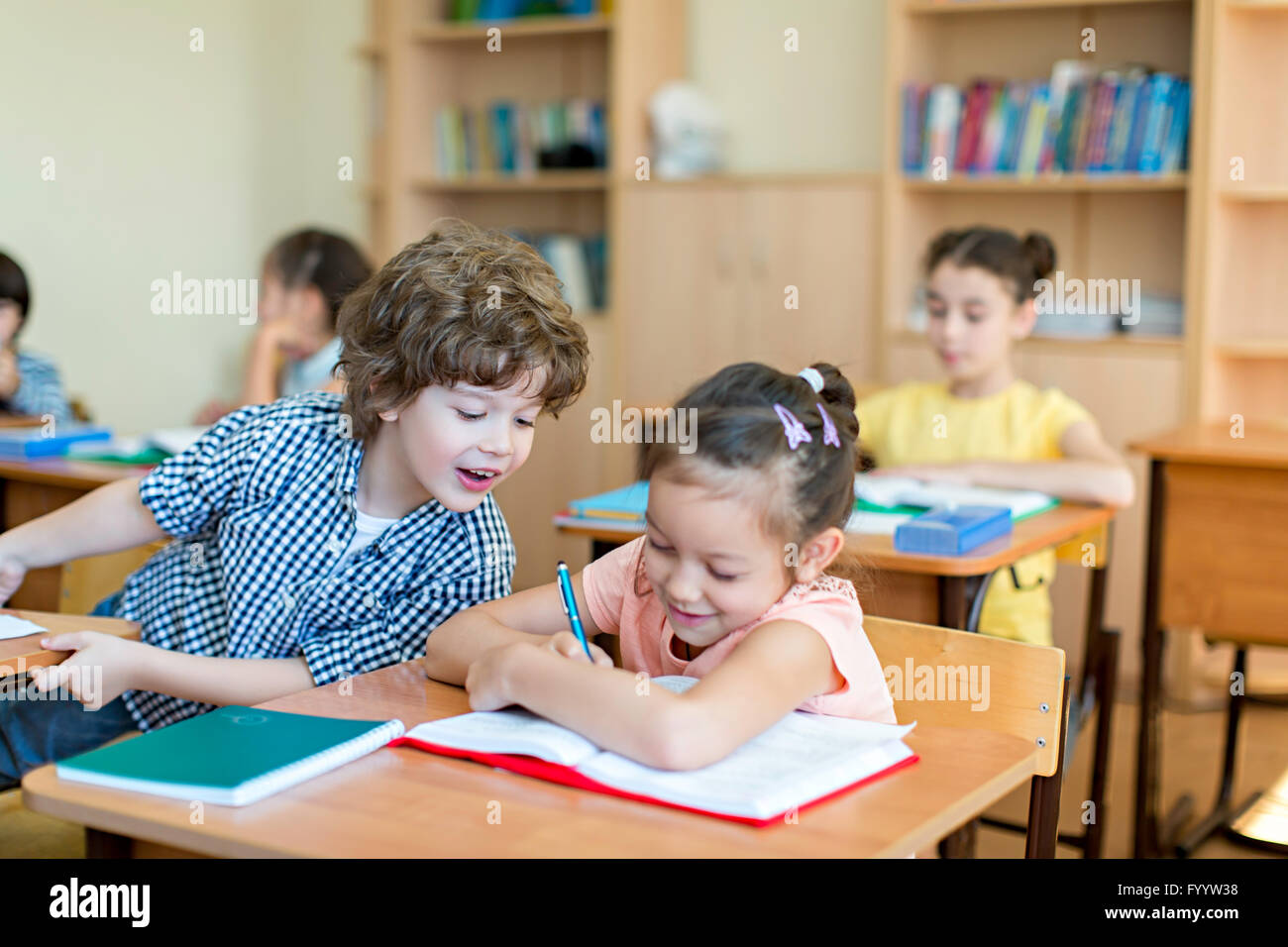 Compagni di classe Foto Stock