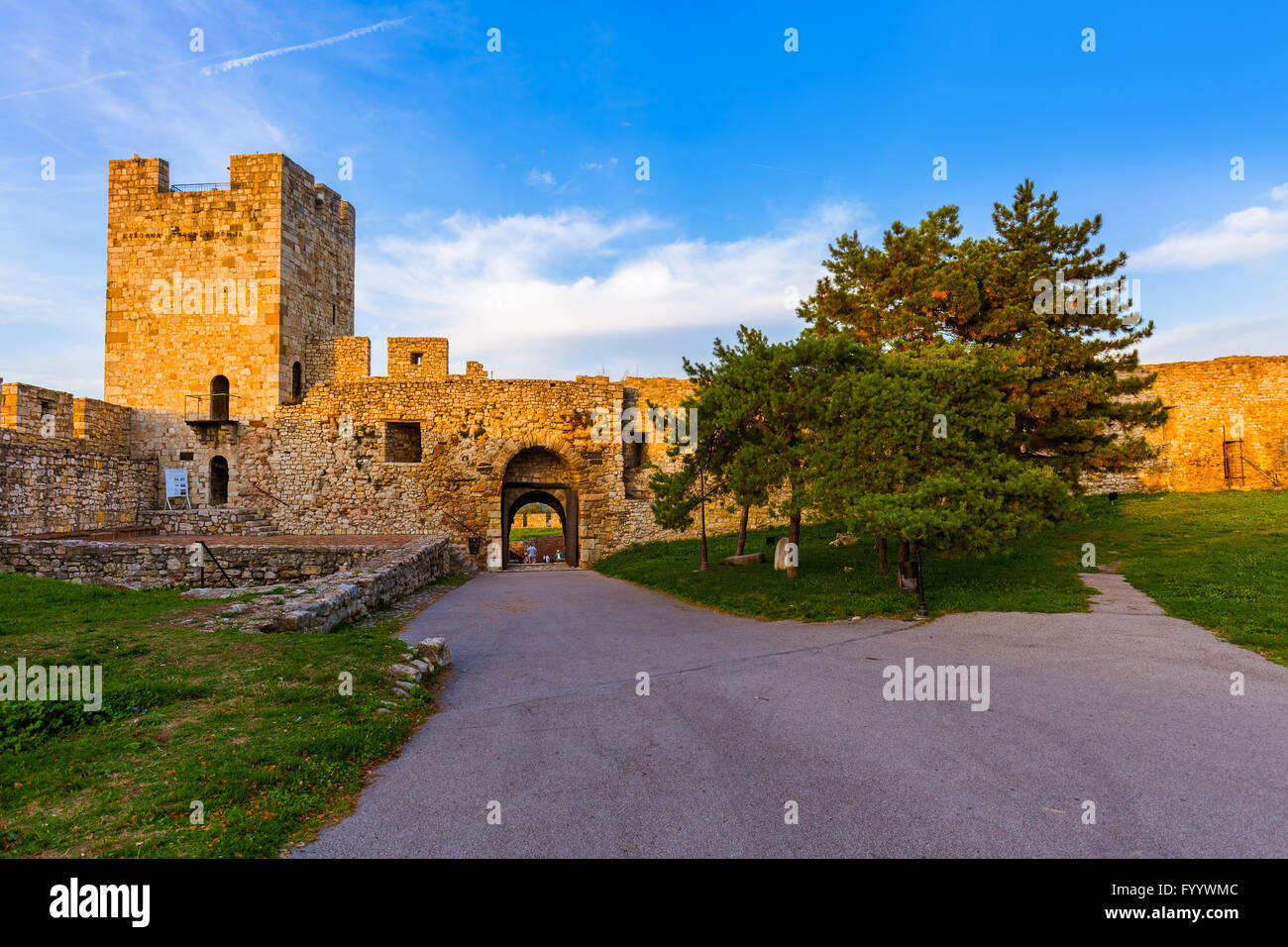 Fortezza di Kalemegdan Beograd - Serbia Foto Stock