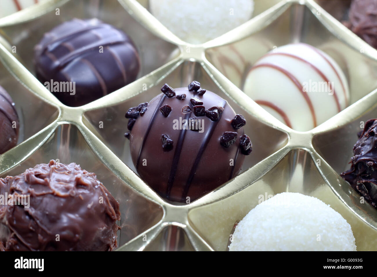 Cioccolatini variazioni Foto Stock