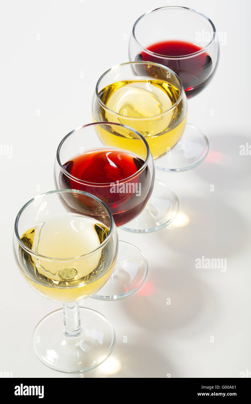 Il colore del vino. Foto Stock