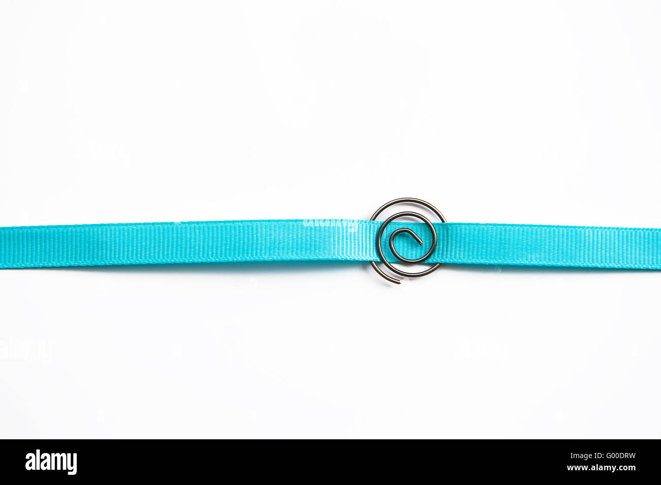 Elemento di design blue ribbon Foto Stock