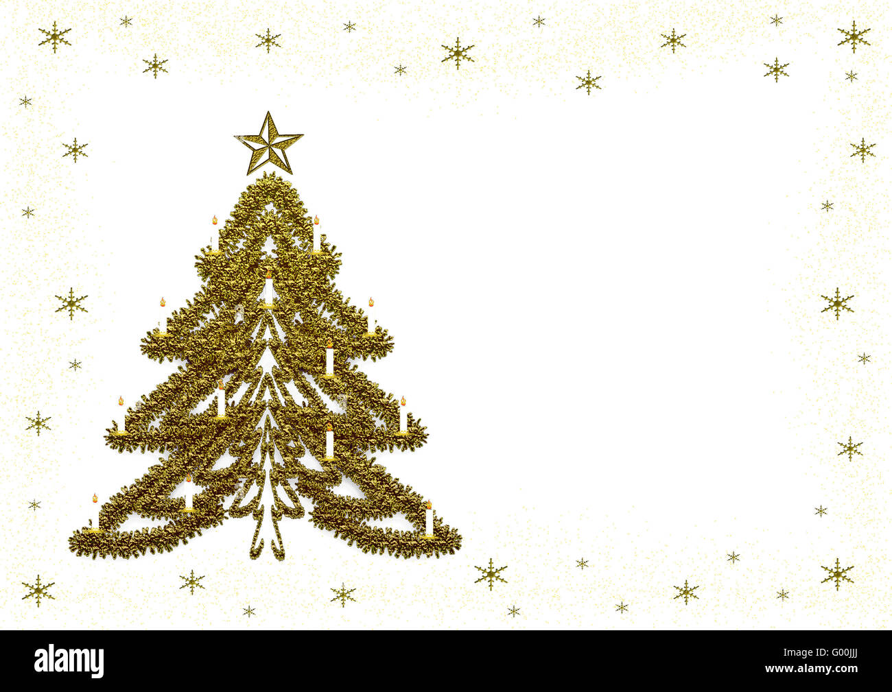 Weihnachtsbaum Hintergrund Foto Stock