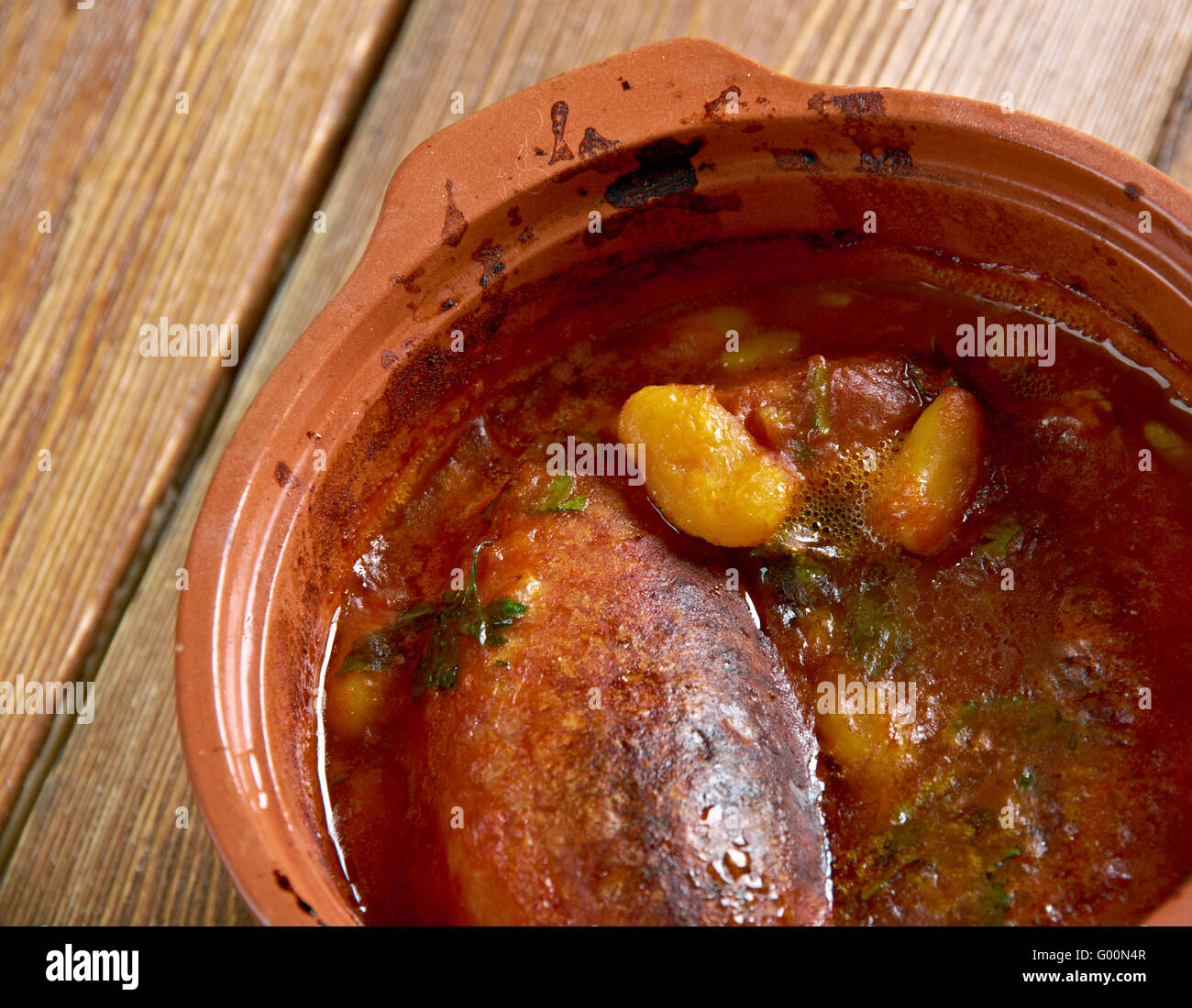 Cassoulet de Castelnaudary Foto Stock