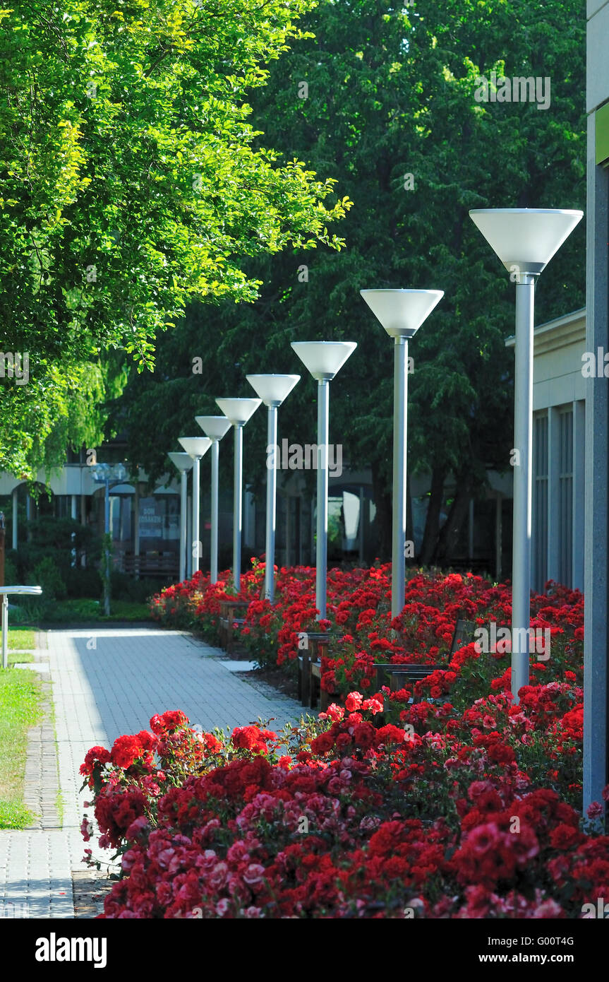 Parco giardino in Bad Krozingen Foto Stock