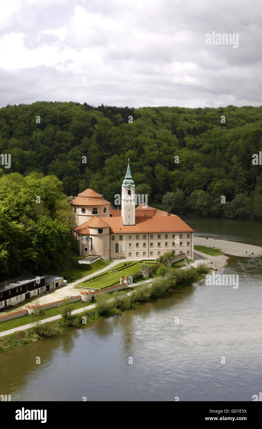 Danubio Gorge Kelheim mondo Castello, Baviera, Germania, Europa Foto Stock