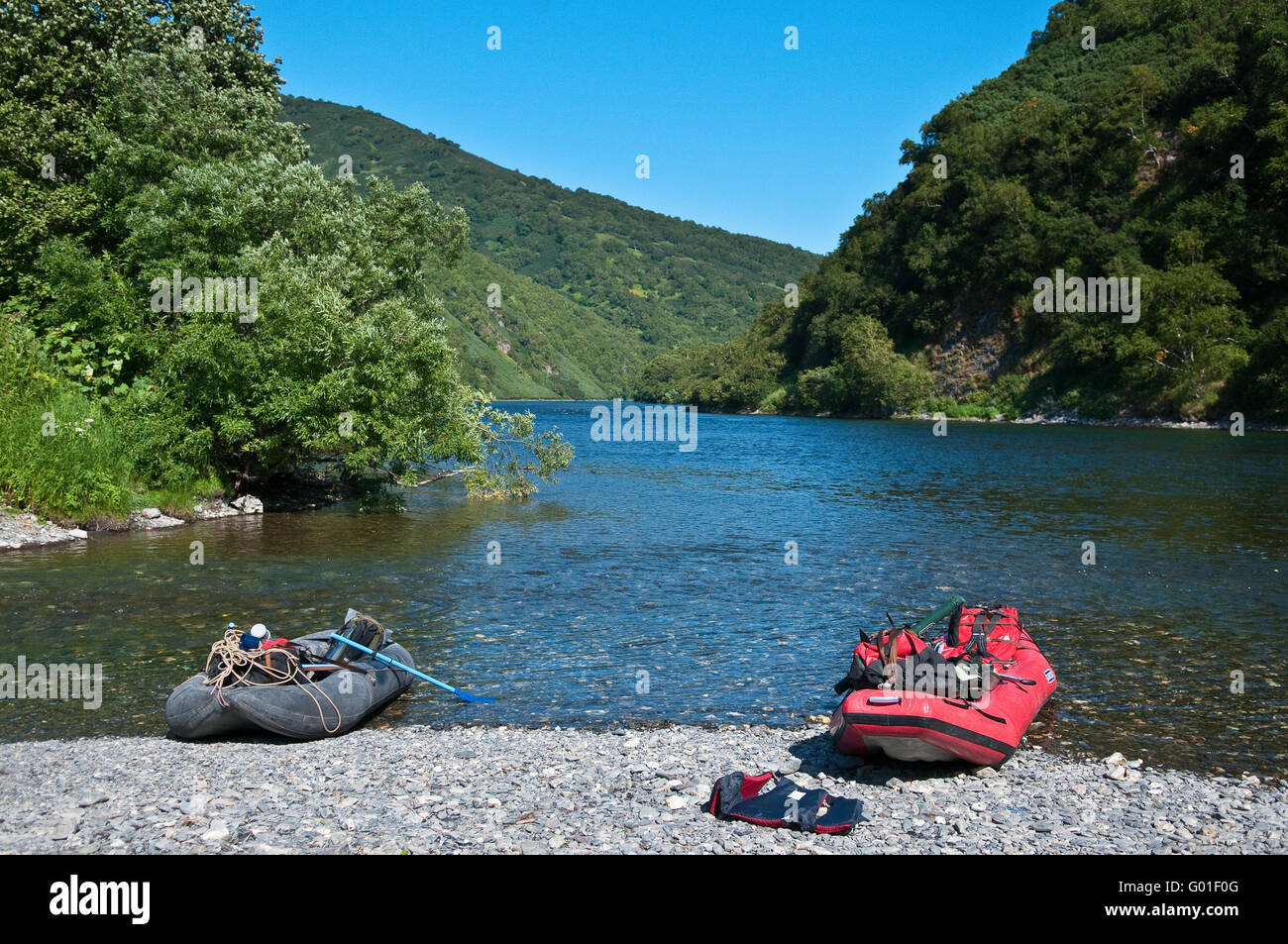 Fiume Bystraya Foto Stock