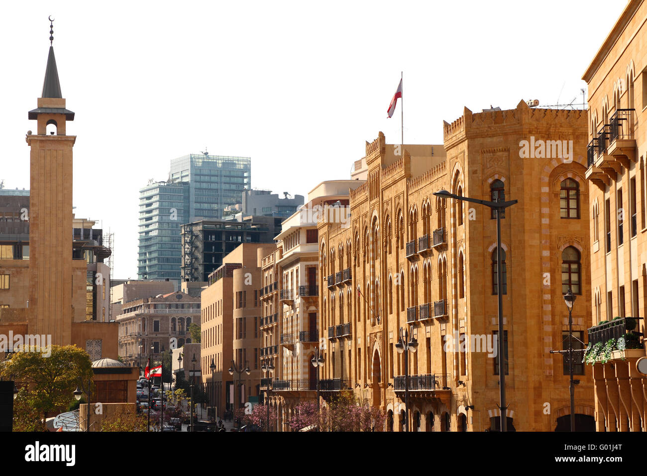 Beirut del centro Foto Stock