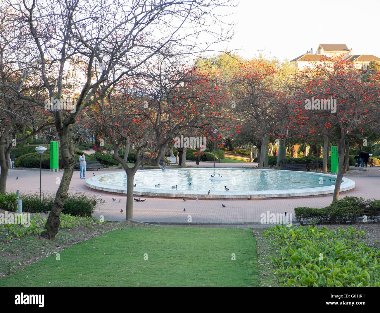 Parque de la Paloma. Benalmádena, Málaga, Spagna Foto Stock
