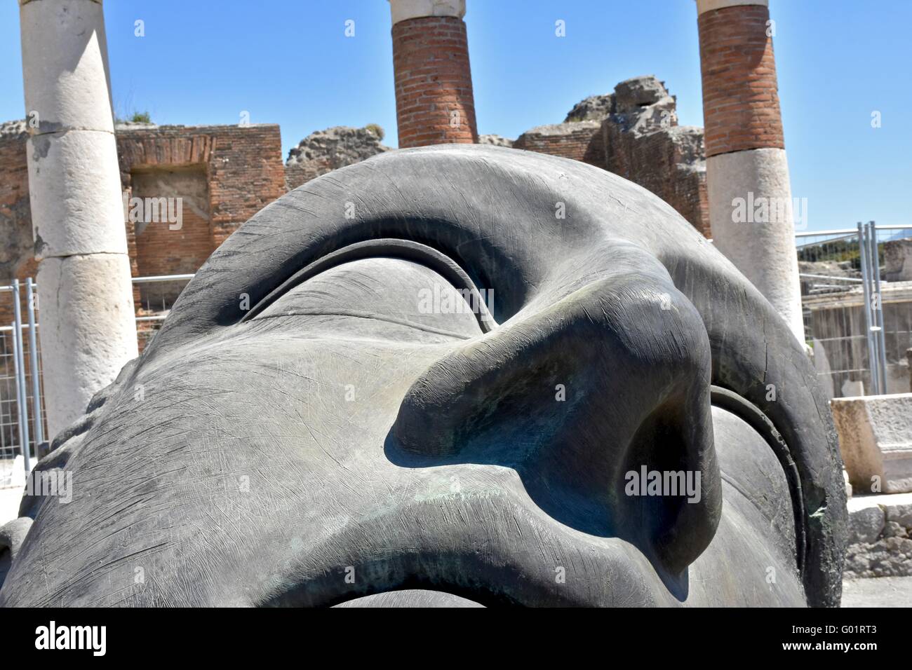 Scavi di Pompei in Italia Foto Stock