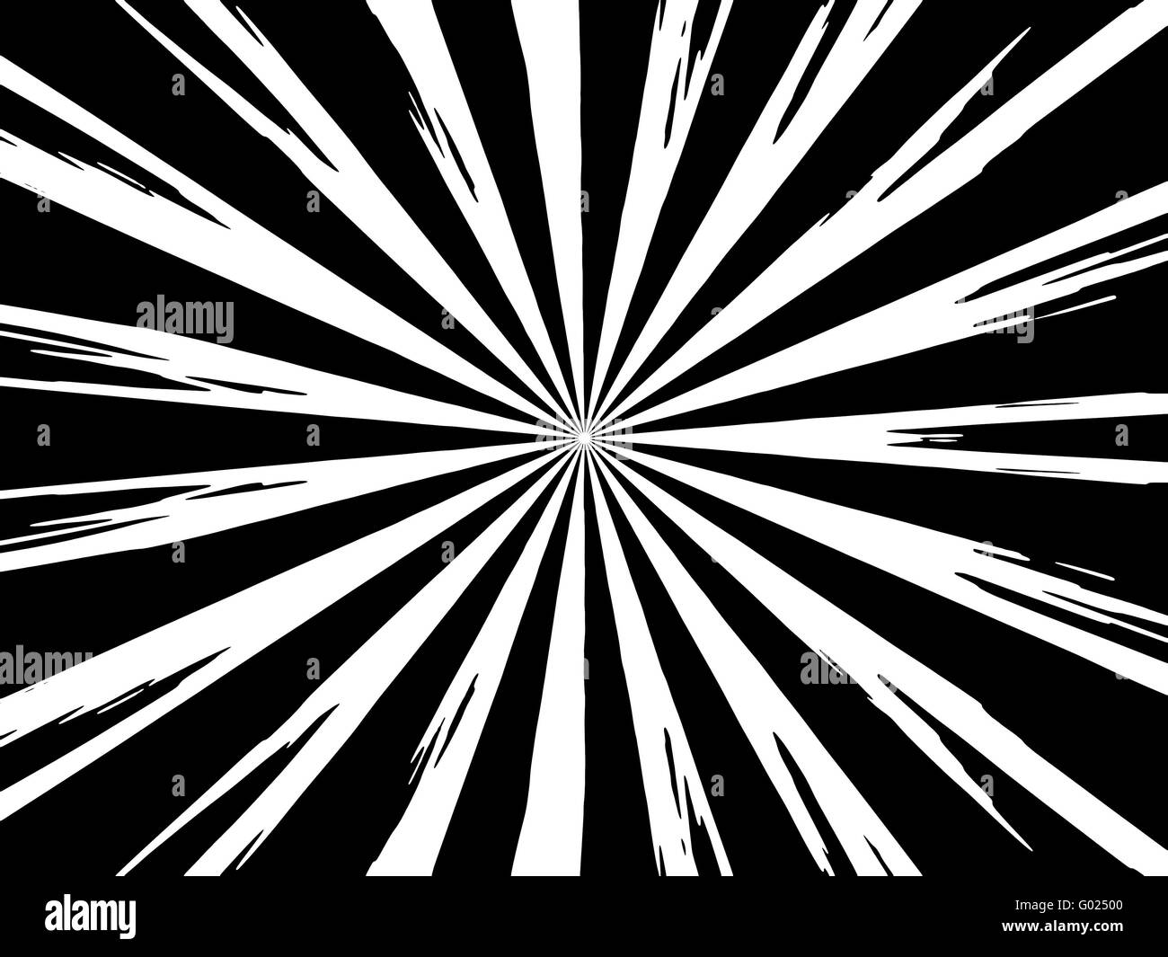 Esplosione del fumetto Foto Stock