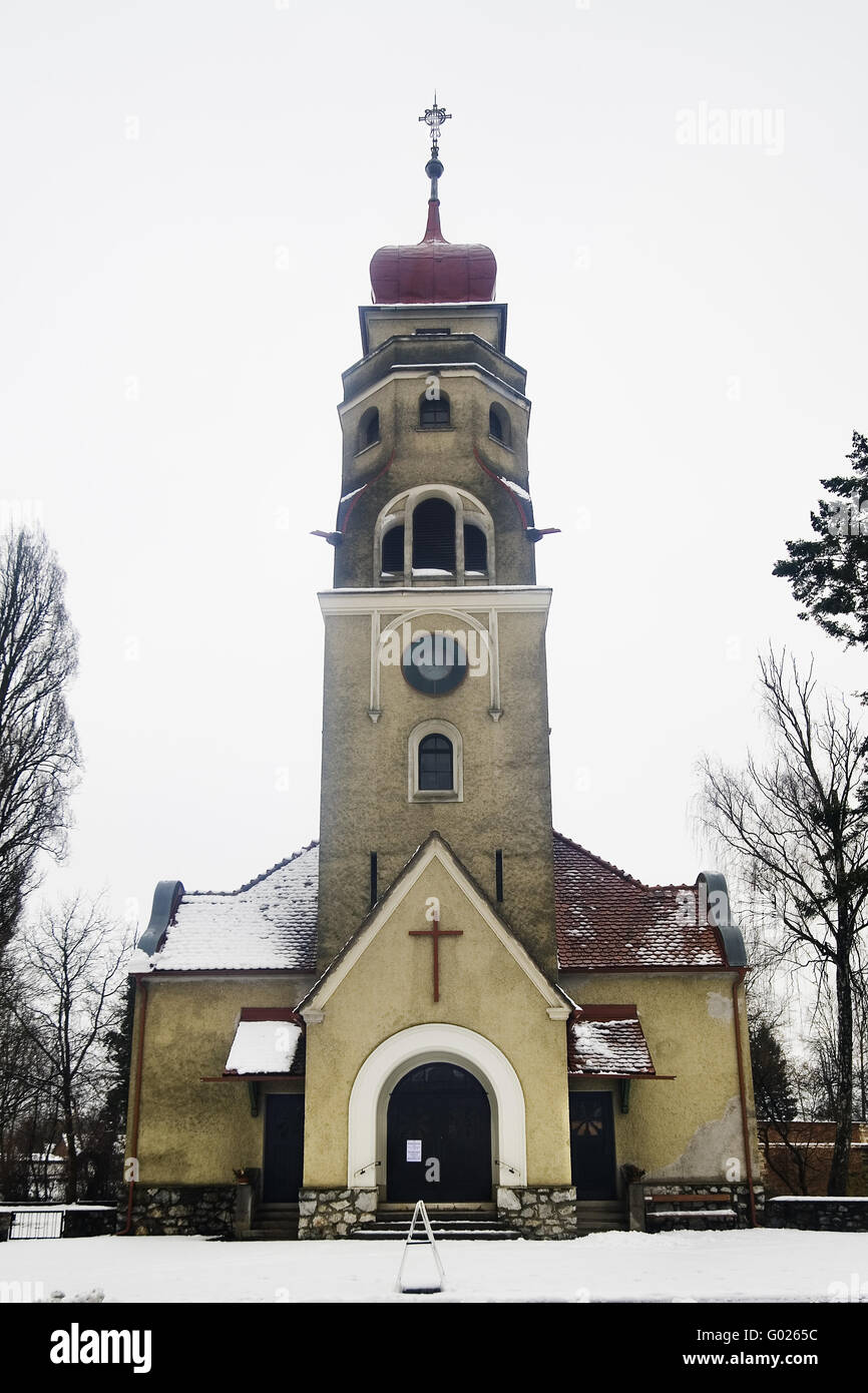 Chiesa evangelica di Bad Radkersburg, Stiria, Austria, Europa Foto Stock