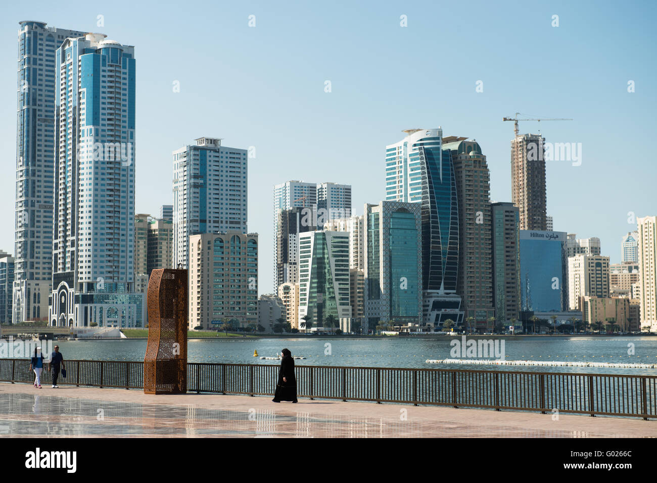 Emirato di Sharjah Emirati arabi uniti. Foto Stock