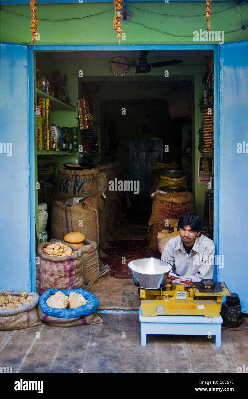 Negozio di vendita al dettaglio, Nord India, India, Asia Foto Stock