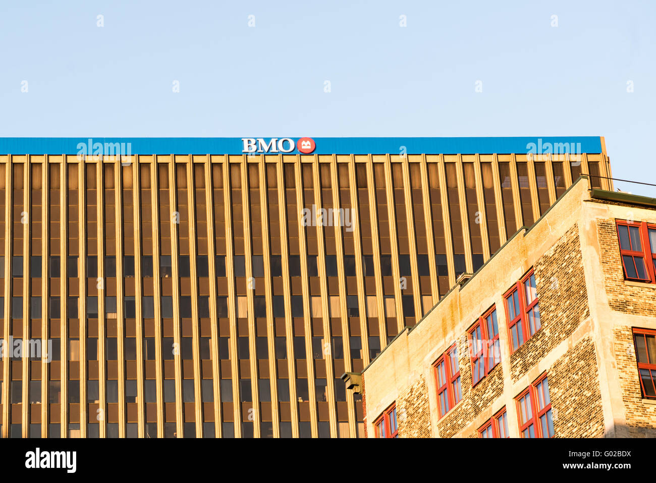 Milwaukee, WI - 6 Giugno 2015: BMO Financial Group è un molto diversificata di servizi finanziari con sede nel Nord Foto Stock