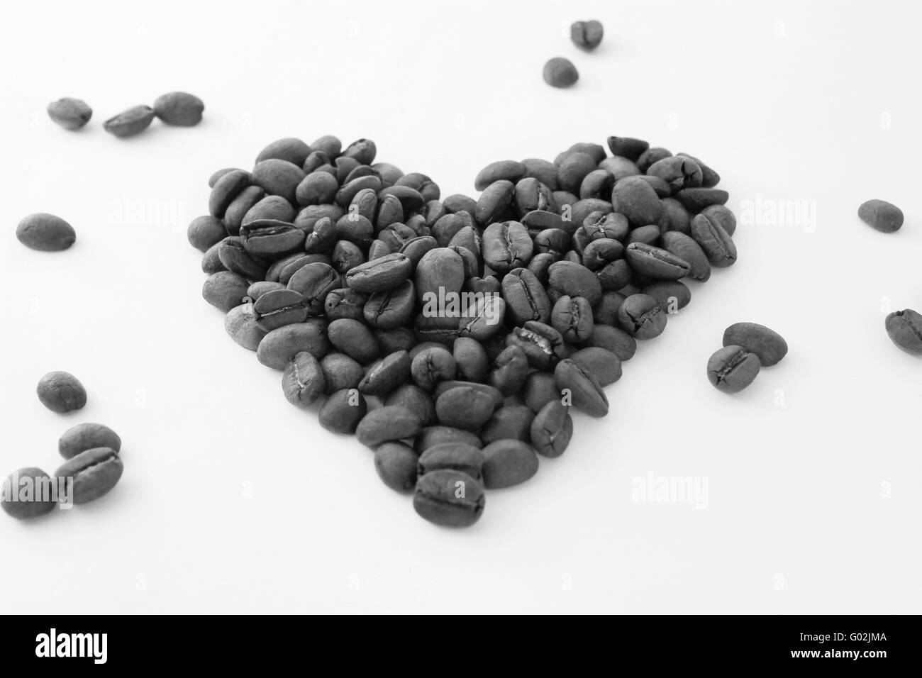 Mono i chicchi di caffè Foto Stock