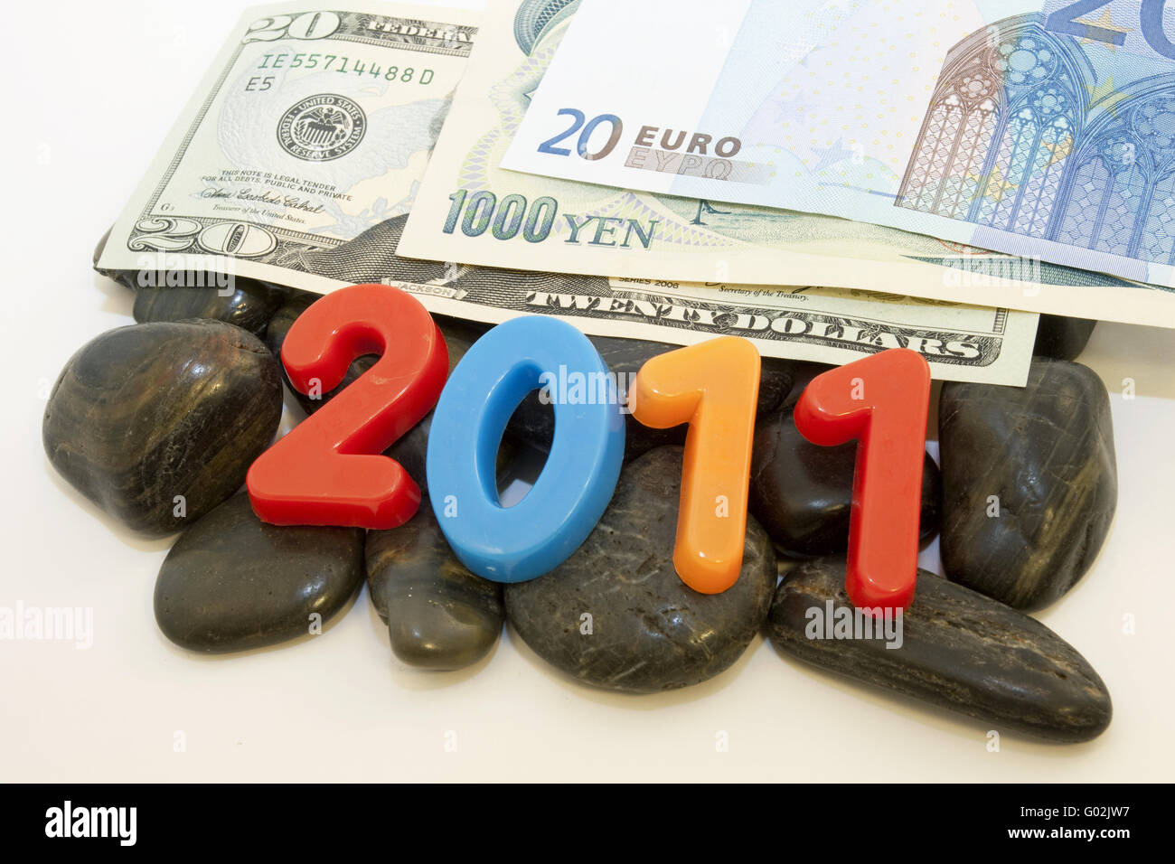 2011 Rocky valute globali Foto Stock