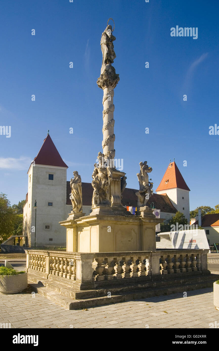 Castello rinascimentale Orth sul Danubio, Austria Inferiore, Austria Foto Stock