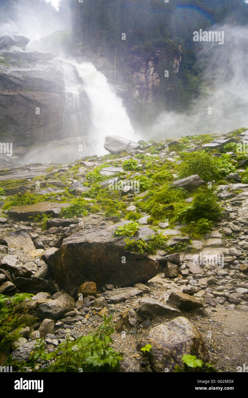Cascate di Krimmler Foto Stock