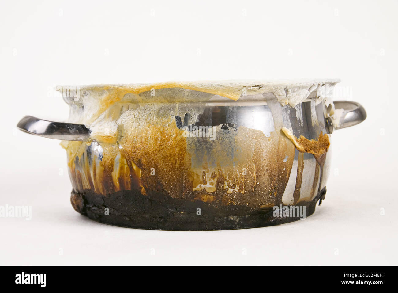 Tabella carbonizzato Foto Stock