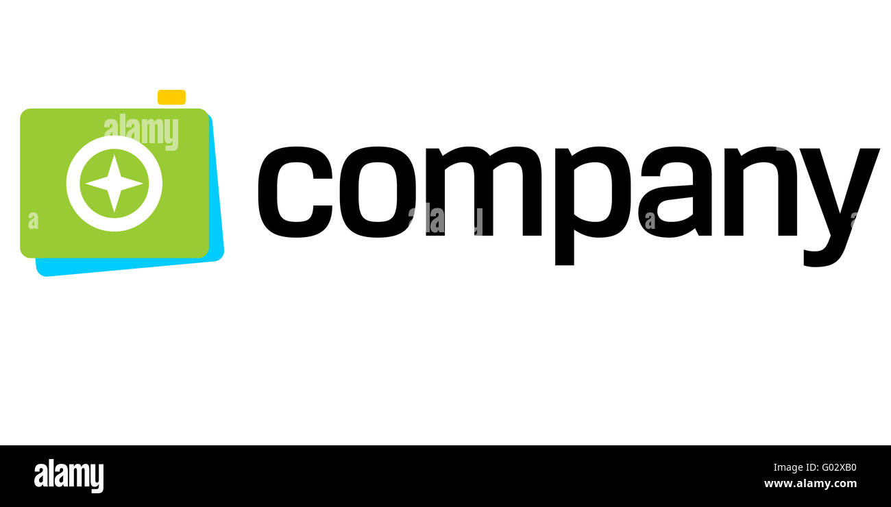 Macchina fotografica logo shot Foto Stock