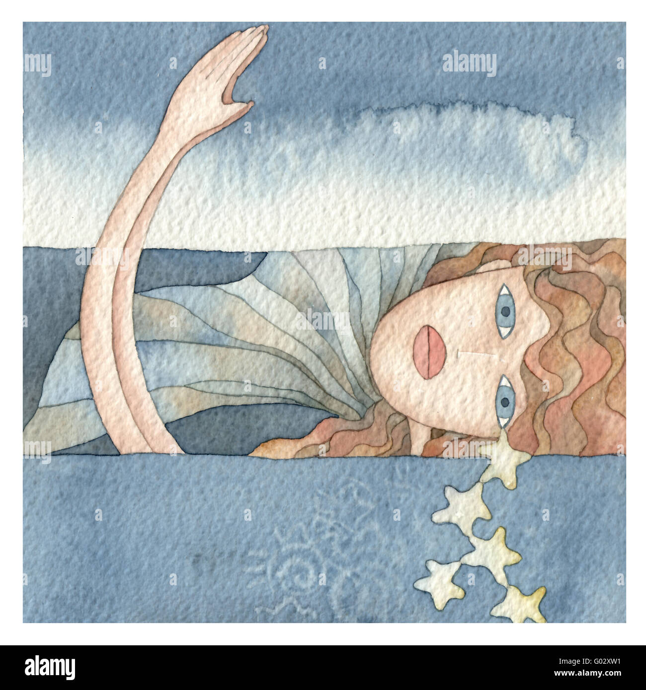 Mermaid del mare Foto Stock