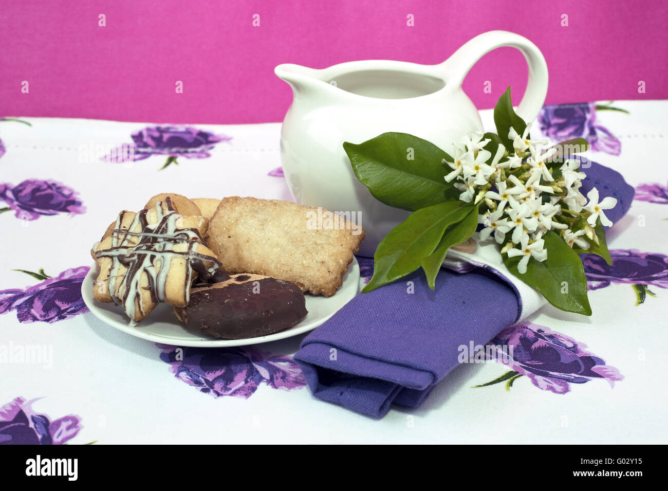 Colazione romantica 1 Foto Stock